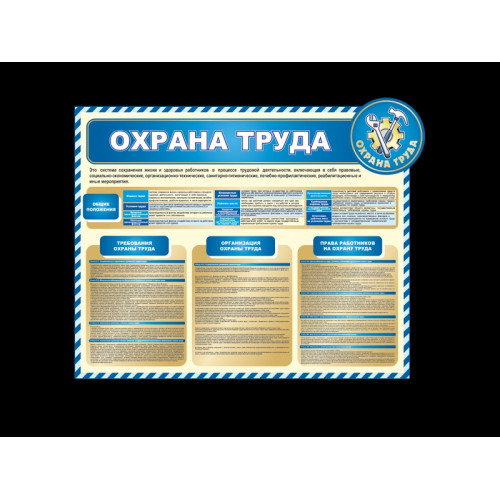 СТЕНД "ОХРАНА ТРУДА"