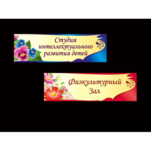 ТАБЛИЧКИ КАБИНЕТНЫЕ ДЕТСКИЕ