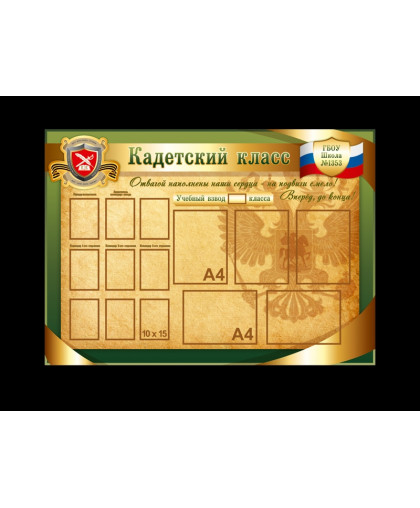 КАДЕТСКИЙ КЛАСС - ЗЕЛЕНЫЙ купить