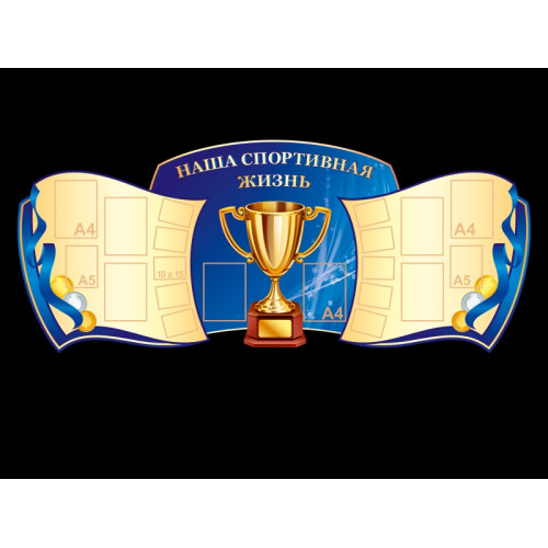 СПОРТИВНЫЙ СТЕНД ДЛЯ ШКОЛЫ